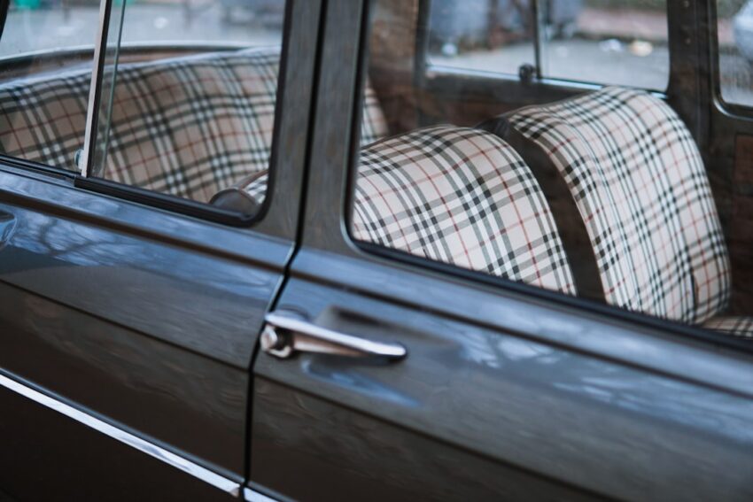 Photo clean car upholstery